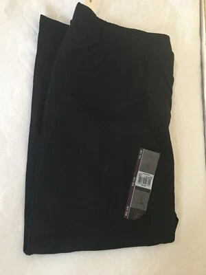 No Boundaries Women Juniors Solid Black Cotton Capri Leggings Many sizes - Image 1 of 4