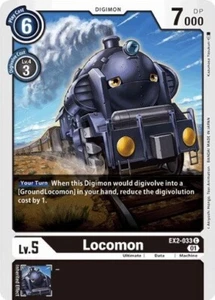 Locomon EX2-033 C Digital Hazard Digimon TCG - Picture 1 of 1