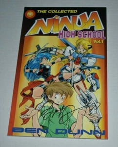 THE COLLECTED NINJA HIGH SCHOOL VOL. 1 1997 ANTARCTIC PRESS COMIC TPB SIGNED - Picture 1 of 3