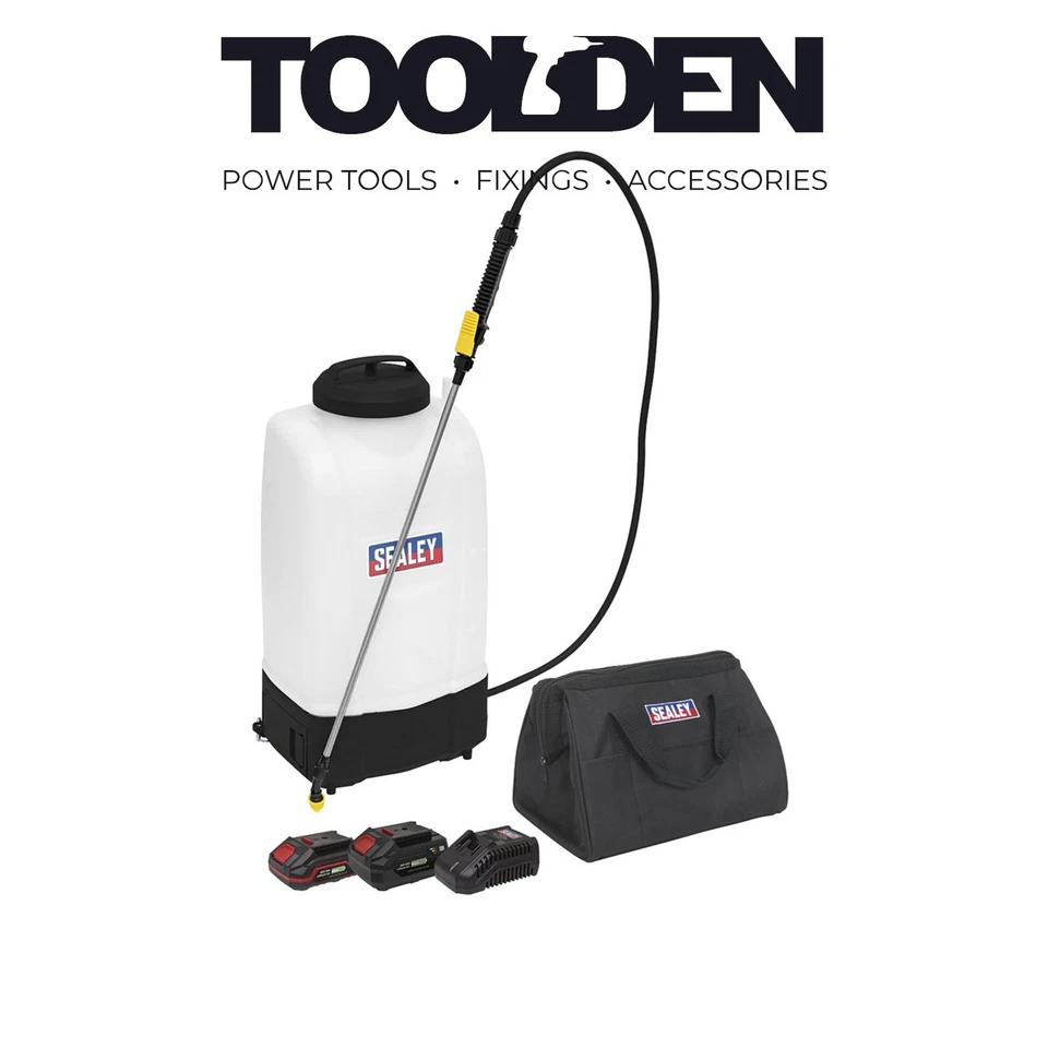 Sealey CP20VGBSKIT Cordless Garden Backpack Sprayer 20V SV20 Series 15L  2 Batt - Image 1 of 1