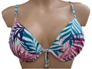 Top de bikini Lepel Havana multicolor con aros talla 32D estilo 21500 - Imagen 1 de 1