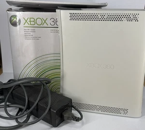 Xbox 360 Console White Untested With Power Chord  For Parts only - Picture 1 of 5