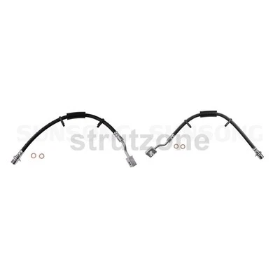 2 Front Brake Hydraulic Hose Brake Line Fits 2011 2012 2013 2014 Dodge Durango_ - Image 1 of 4