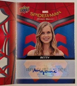 2017 Marvel Spider-Man Homecoming Booklet Auto Angourie Rice  009/100 - Picture 1 of 3