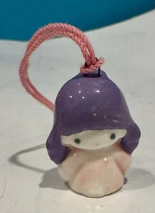 Vintage Little Twin Stars Kiki Hello Lala Sanrio Co Mini Ornament 1976 Japan - Bild 1 von 4