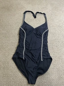 Catalina Junior Girls One Piece Swimsuit Size XL (16-18) Halter Neck Padded - Picture 1 of 8