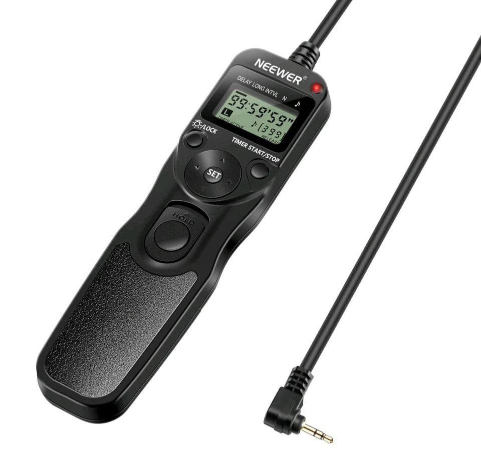 Neewer LCD Timer Shutter Release Remote Control for Canon EOS Digital Rebel - Image 1 of 4