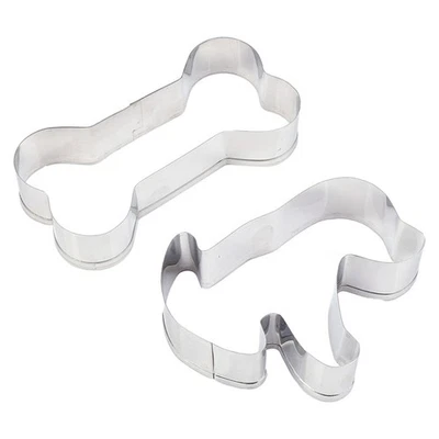 6 stücke Edelstahl Keks Backformen Knochen Hund Geformte Backwerk DIY Formen - Bild 1 von 4