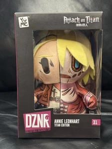 YuMe ATTACK ON TITAN 7in DZNR Collectible Plush Annie LEONHART Titan Edition - Picture 1 of 6