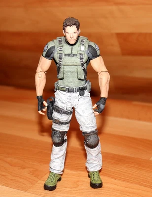 Boneco de ação Resident Evil 5 Serie 1 Chris Redfield Neca Capcom. - Imagem 1 de 4