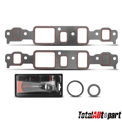 Engine Intake Manifold Gasket for Chevrolet Caprice C1500 C2500 GMC Jimmy Lower - Image 1 of 4
