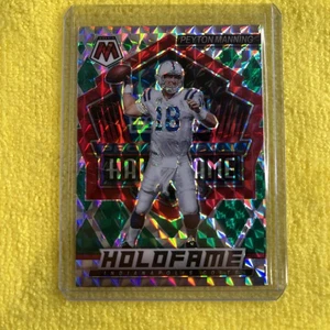 Mosaico Panini 2022 - Holofama Peyton Manning #HF-2 Green Prizm - Imagen 1 de 2