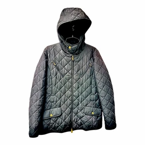 Ralph Lauren Womens Quilted Insulated Jacket with Hood. sz: L / Black - Picture 1 of 6