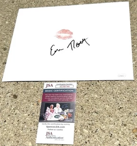 EVA NOTTY Porn Star KISS PRINT with Autograph JSA COA - Picture 1 of 2