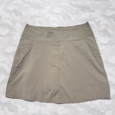 Royal Robbins Skort Womens 12 Green Outdoors Hiking Travel Zip - Image 1 of 4