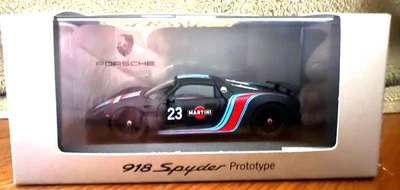 SPARK 1:43 PORSCHE 918 SPYDER PROTOTYPE #23 - BLACK - DEALER PROMO - Image 1 of 4