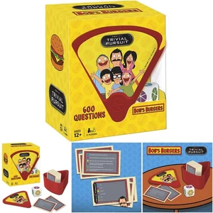 Trivial Pursuit: Bob's Burgers Trivia Gioco 600 Domande 6 Categorie - Foto 1 di 7