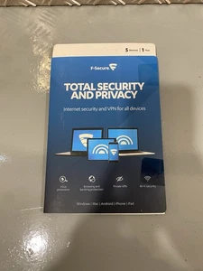 F-Secure Total Seguridad y Privacidad 2025 VPN 5 Dispositivos 1 Año Totalmente Nuevo - Imagen 1 de 6