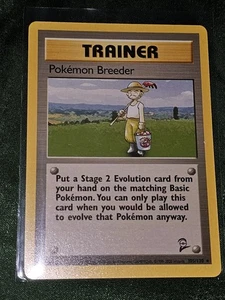 Pokemon Breeder 105/130 Set Base 2 Regolari NM+++ - Foto 1 di 2
