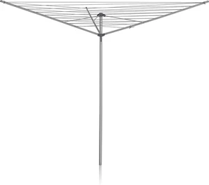 35M 3 Arm Rotary Washing Line (Grey) Multiple Tension Adjustment, Folding - Picture 1 of 12