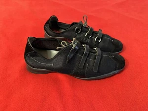 Prada Sport Mesh Canvas/suede black Sneakers Shoes Men’s Size 10/11 EUC - Picture 1 of 13