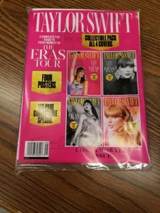 2023 TAYLOR SWIFT ERAS TOUR Collectible Pack SEALED NEW All 4 Covers 4 POSTERS - Imagen 1 de 6