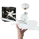 Socket Fan Light with Remote E26/E27 Screw in Small Ceiling Fan With