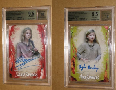 ✨ BGS 9.5 WALKING DEAD BRIGHTON SHARBINO LIZZIE KYLA KENNEDY MIKA AUTO AUTOGRAPH - Image 1 of 3