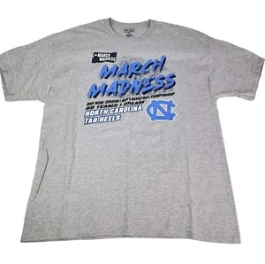 North Carolina Tar Heels Tshirt Mens 2XL NCAA Championship 2021 Basketball Gray - Picture 1 of 5