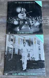 Elvis - Great Performances 1990 Volumes 1 & 2 / Center Stage / LD Laserdisc Lot - Imagen 1 de 8