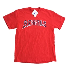 NWT Los Angeles Angels Shirt Men's Large Red MLB Baseball Memorabilia Crew Neck - Picture 1 of 9