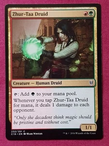 Magic The Gathering COMMANDER 2016 C16 ZHUR-TAA DRUID red/green card MTG - Bild 1 von 2