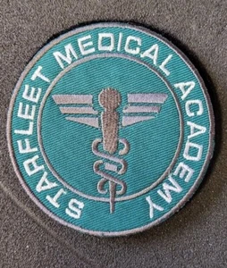 Star Trek Starfleet Medical Academy 3 1/8-inch hook & loop patch - Picture 1 of 3