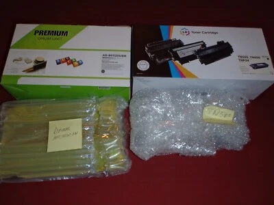 2 DRUMS, 2 TONER Brother MFC-8860DN Monochrome  TN520, TN580, TN650,  DR-520 - Image 1 of 4