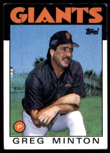 1986 Topps Baseball #310 Greg Minton - Picture 1 of 2