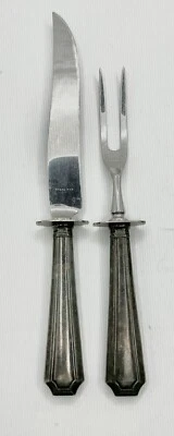 Sterling Silver Roast Carving Set, Colfax by Durgin-Gorham - Image 1 of 4