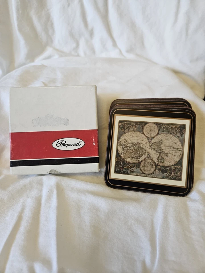 Коробка из 6 подставок для карт мира PIMPERNEL IOB - Изображение 1 из 4