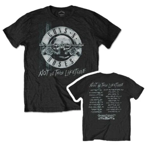 Guns N Roses T-Shirt Not In This Lifetime Xerox GNR Rock Band Black Official - Picture 1 of 5