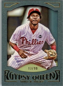 Topps Gypsy Queen 2016 enmarcado verde #80 Maikel Franco/99 - casi nuevo- como nuevo - Imagen 1 de 2