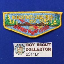 Boy Scout OA Siwinis Lodge 252 Blackfoor Chapter Order Of The Arrow Patch 2311B1