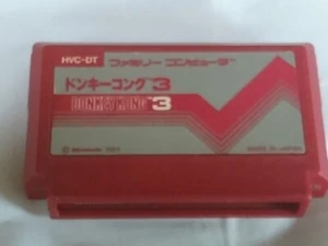 donkey kong 3 HVC-DT NIntendo fc famicom japan software ’84 - Picture 1 of 10