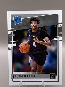 2021-22 Panini Chronicles Draft Picks Donruss Rated Rookie #29 Jalen Green RC