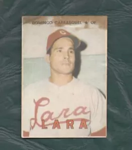 Tarjeta de béisbol venezolana Topps 1967 #127 Domingo Carrasquel Lara en muy buena condición - Imagen 1 de 2