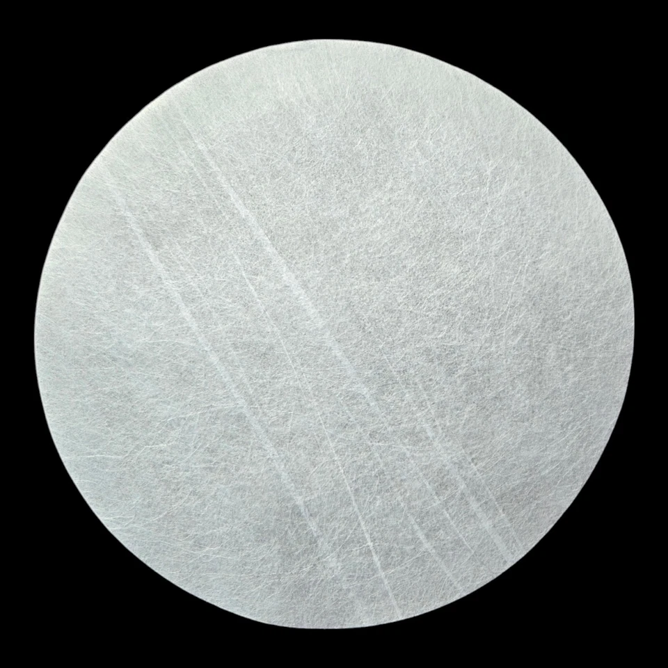 LOT OF 100 WHITE KIRBY VACUUM FILTERS 6.5" in ROUND DIRT METER FOR SALESMAN - Image 1 of 1