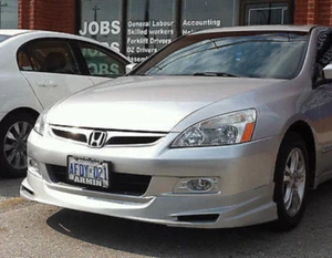 NEW 2003 2004 2005 HONDA ACCORD SEDAN CWEST STYLE FRONT LIP BODY KIT - Picture 1 of 3
