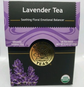18 bolsas de té de lavanda orgánico certificado por tés de Buda - Imagen 1 de 2