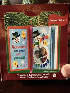 Carlton cards heirloom collection “Grandma’s Christmas Memories” Photo Holder - Picture 1 of 6