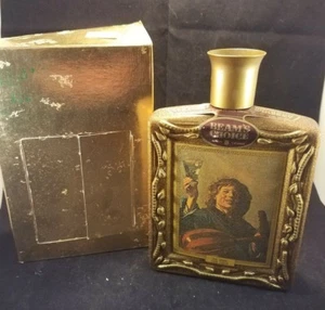 Vintage Whiskey Decanter Beams Choice the Merry Lute Player with Box FAST SHIP - Imagen 1 de 6