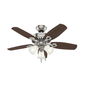 Hunter 42" Builder Ceiling Fan w/ 3 LED Lights & Pull Chain Casual Traditional - Picture 1 of 3