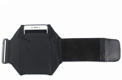 Black Cell Phone Leg Band Armband for All Phones Sport Band for Running - Image 1 of 4